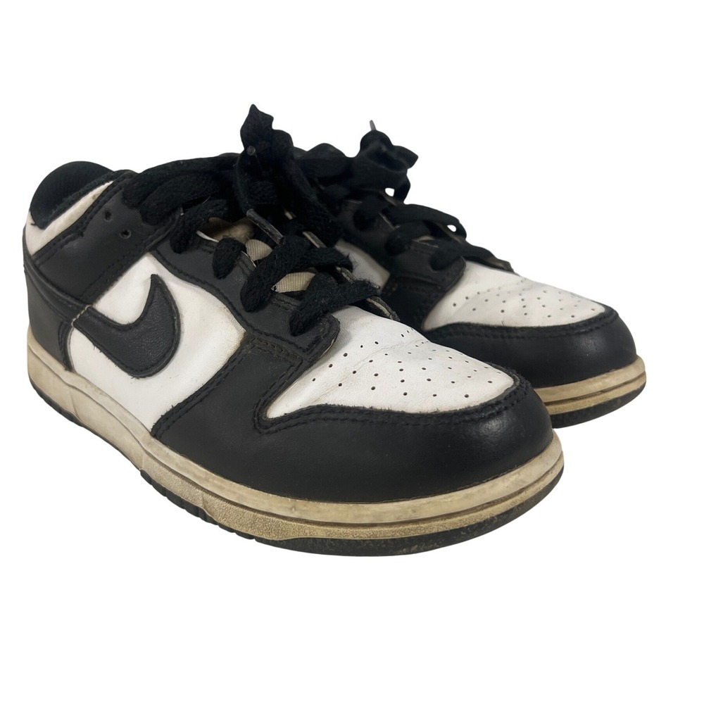 Nike Kids Panda Black‎ White Dunks Sneakers Sporty Stylish Unisex Little Kid 2.5